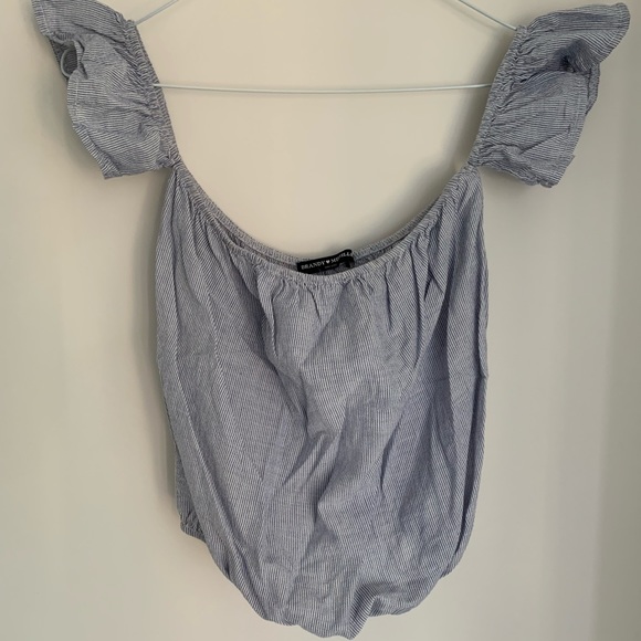 Brandy Melville striped crop top - Picture 3 of 5